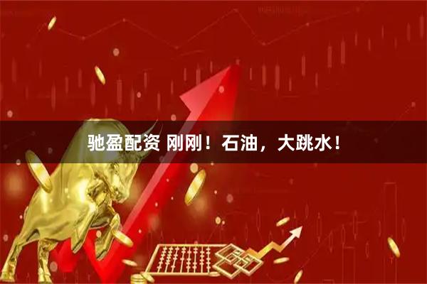 驰盈配资 刚刚！石油，大跳水！