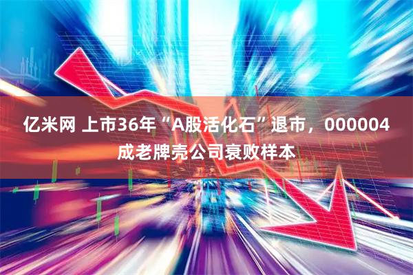亿米网 上市36年“A股活化石”退市，000004成老牌壳公司衰败样本