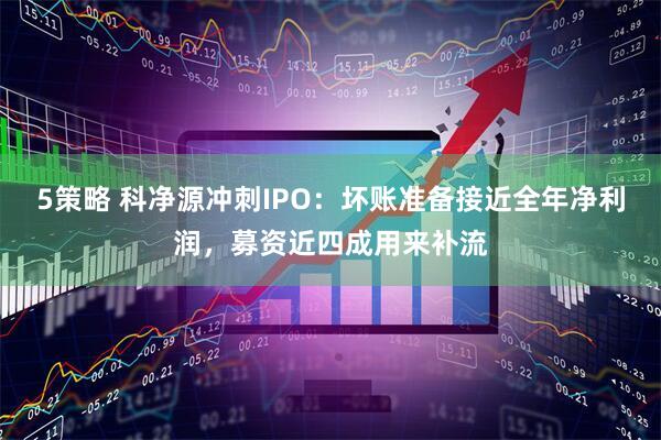 5策略 科净源冲刺IPO：坏账准备接近全年净利润，募资近四成用来补流