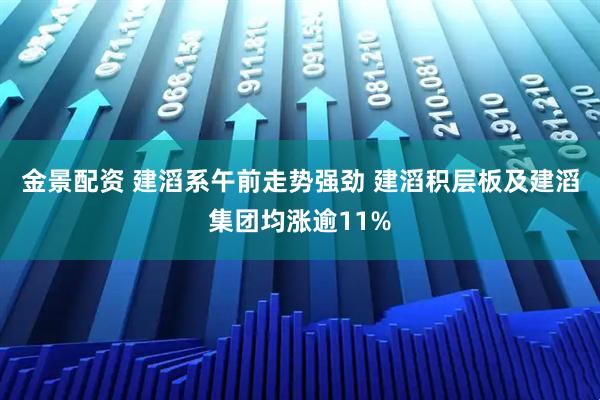 金景配资 建滔系午前走势强劲 建滔积层板及建滔集团均涨逾11%